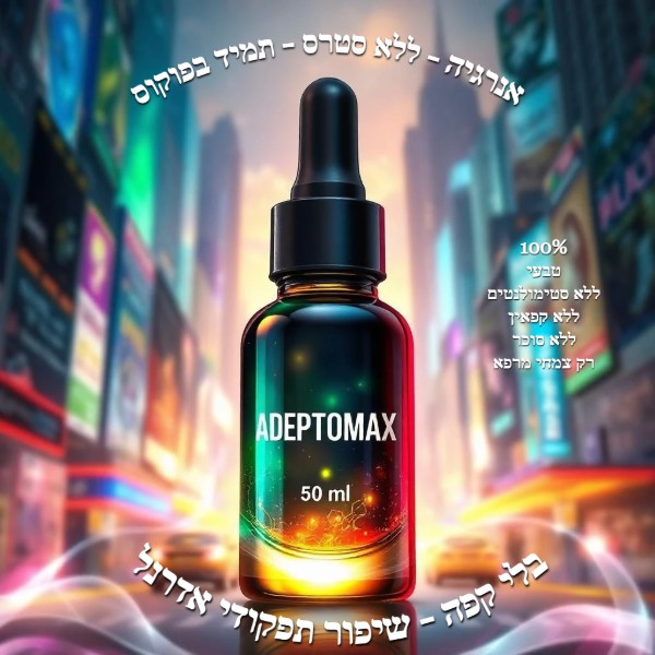 אדפטומקס - אנרגיה בלי קפה